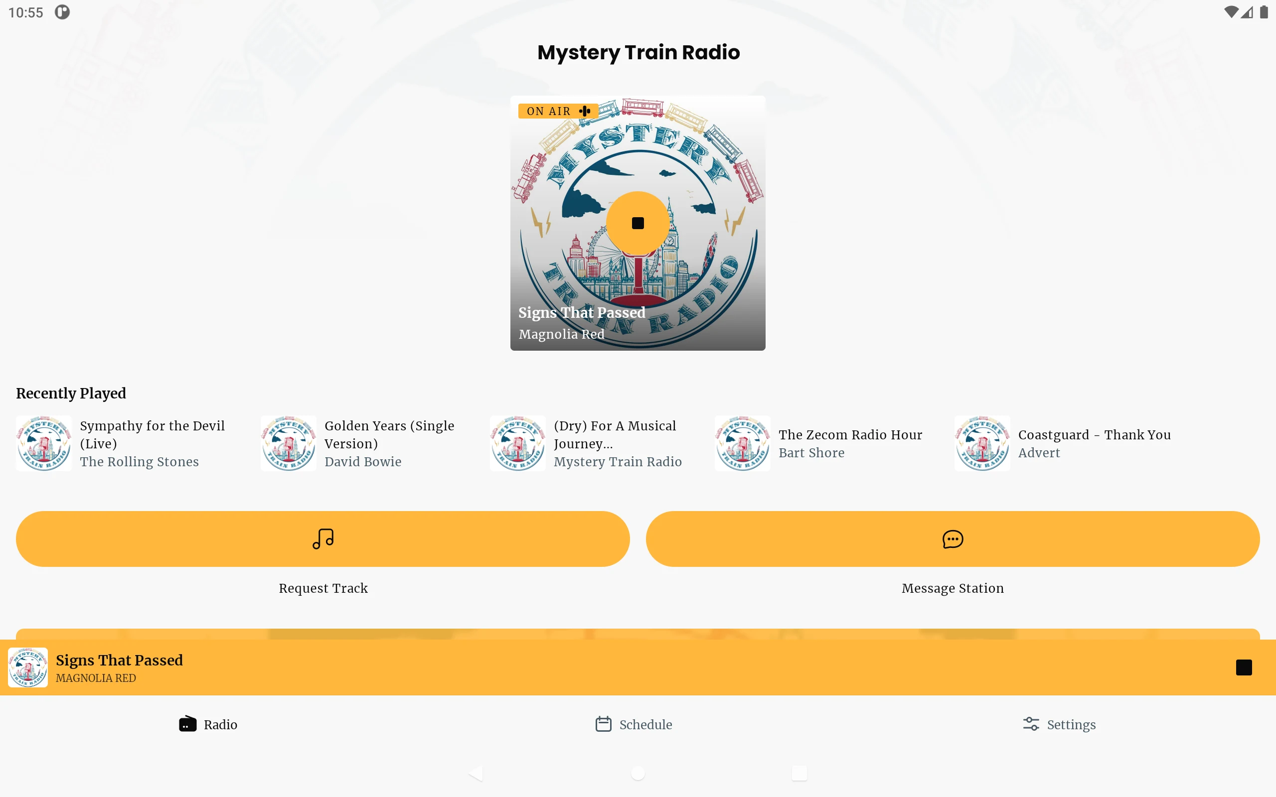 Mystery Train Radio screenshot