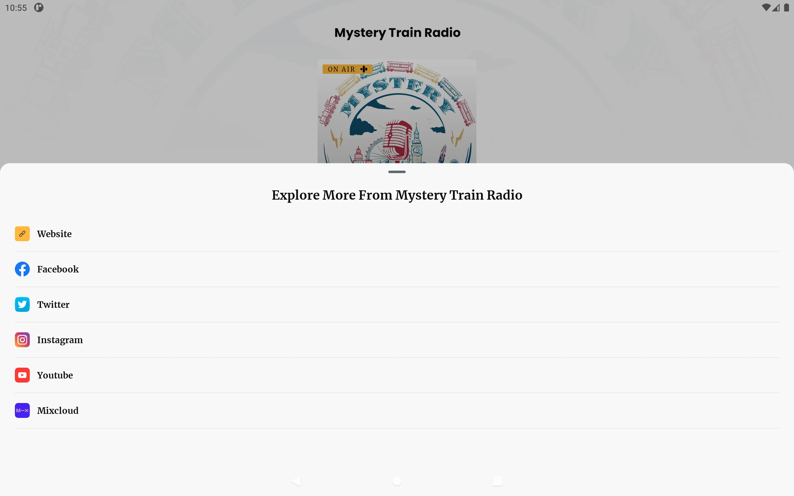 Mystery Train Radio screenshot